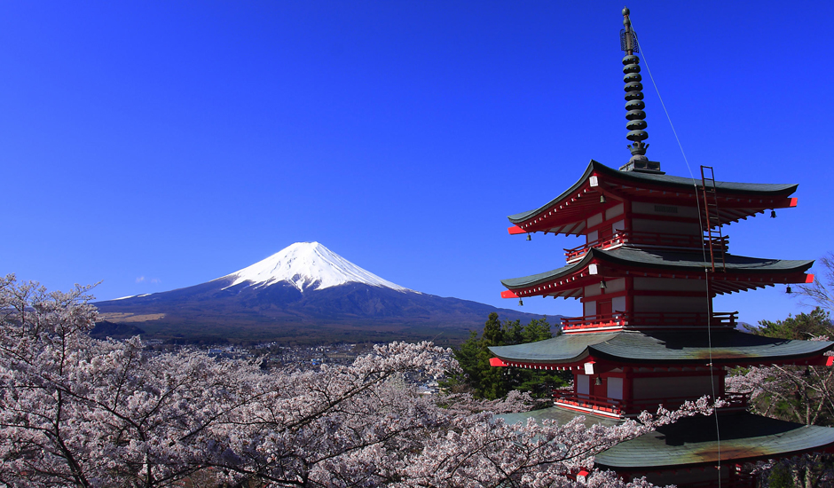 Mt Fuji And Five Storied Pagoda